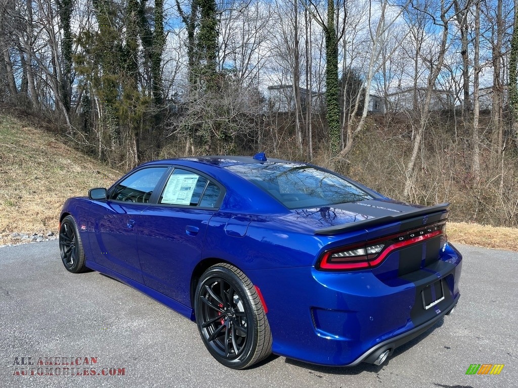 2021 Charger Scat Pack - Indigo Blue / Black/Ruby Red photo #8