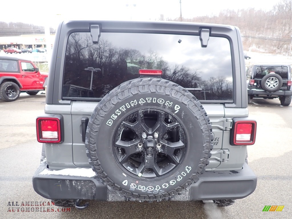 2021 Wrangler Unlimited Willys 4x4 - Sting-Gray / Black photo #6