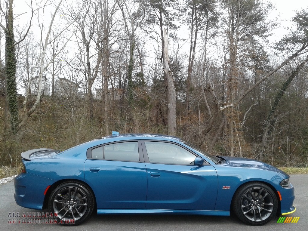 2021 Charger Scat Pack - Frostbite / Black photo #5