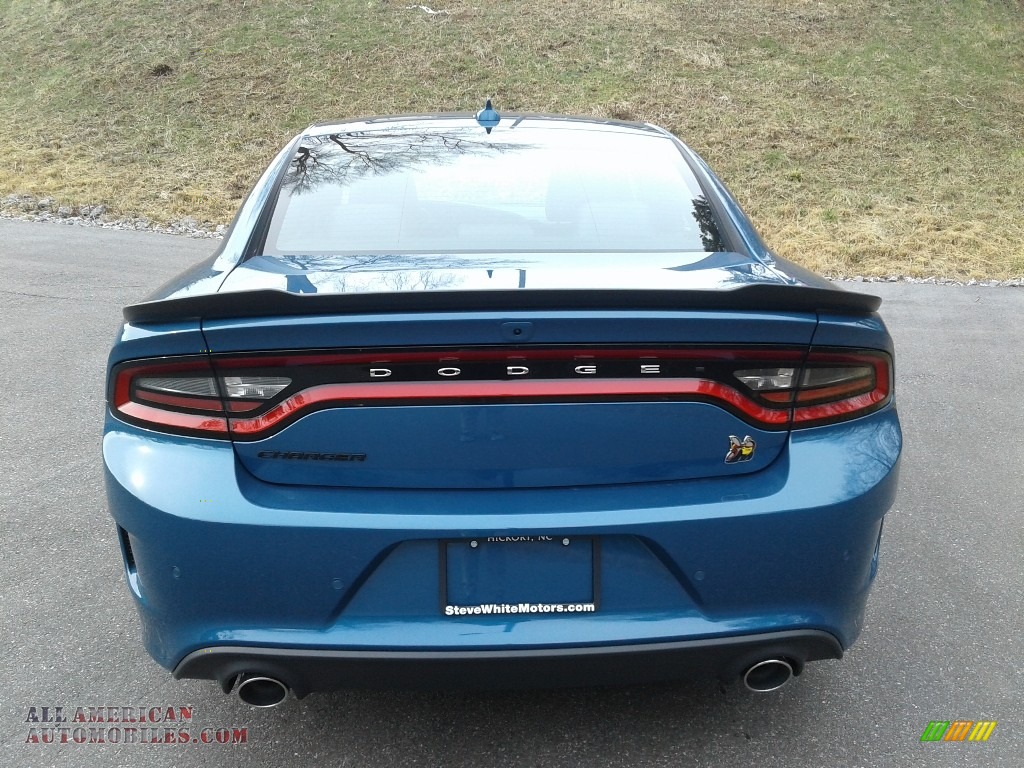 2021 Charger Scat Pack - Frostbite / Black photo #7