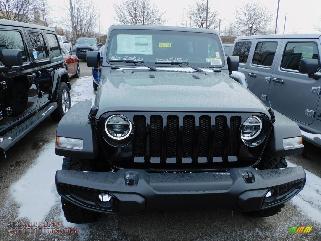 2021 Wrangler Unlimited Willys 4x4 - Sting-Gray / Black photo #2