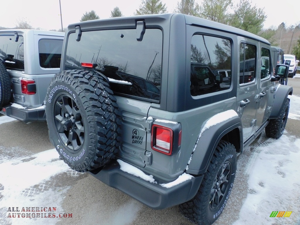 2021 Wrangler Unlimited Willys 4x4 - Sting-Gray / Black photo #5