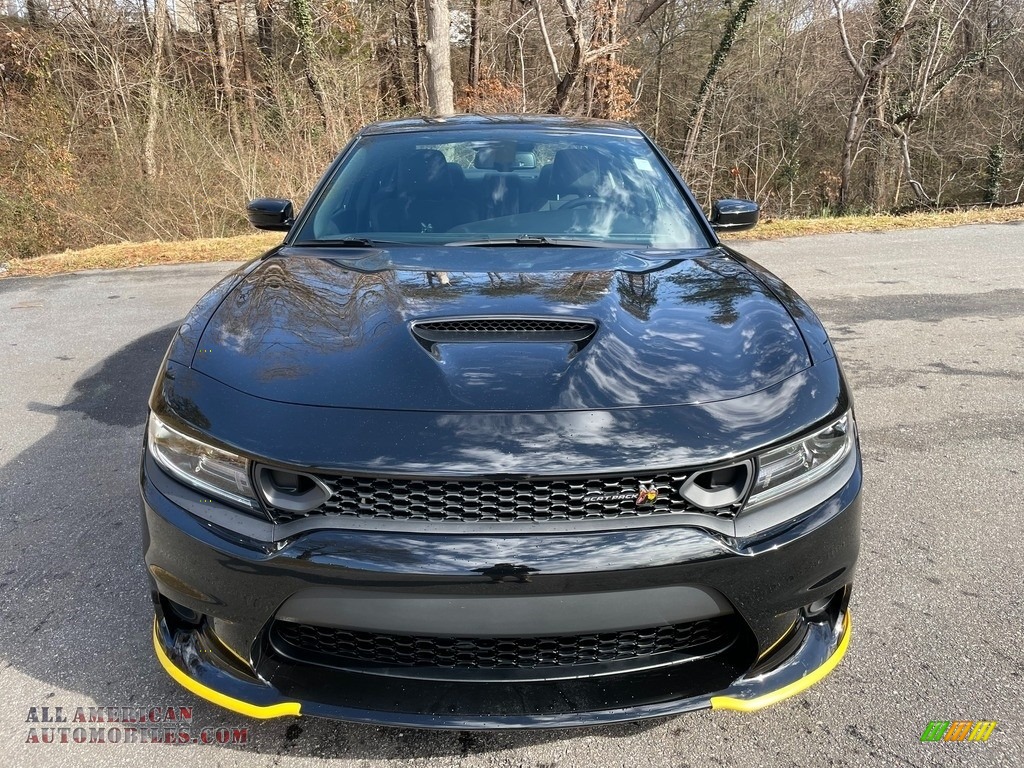 2021 Charger Scat Pack - Pitch Black / Black photo #3