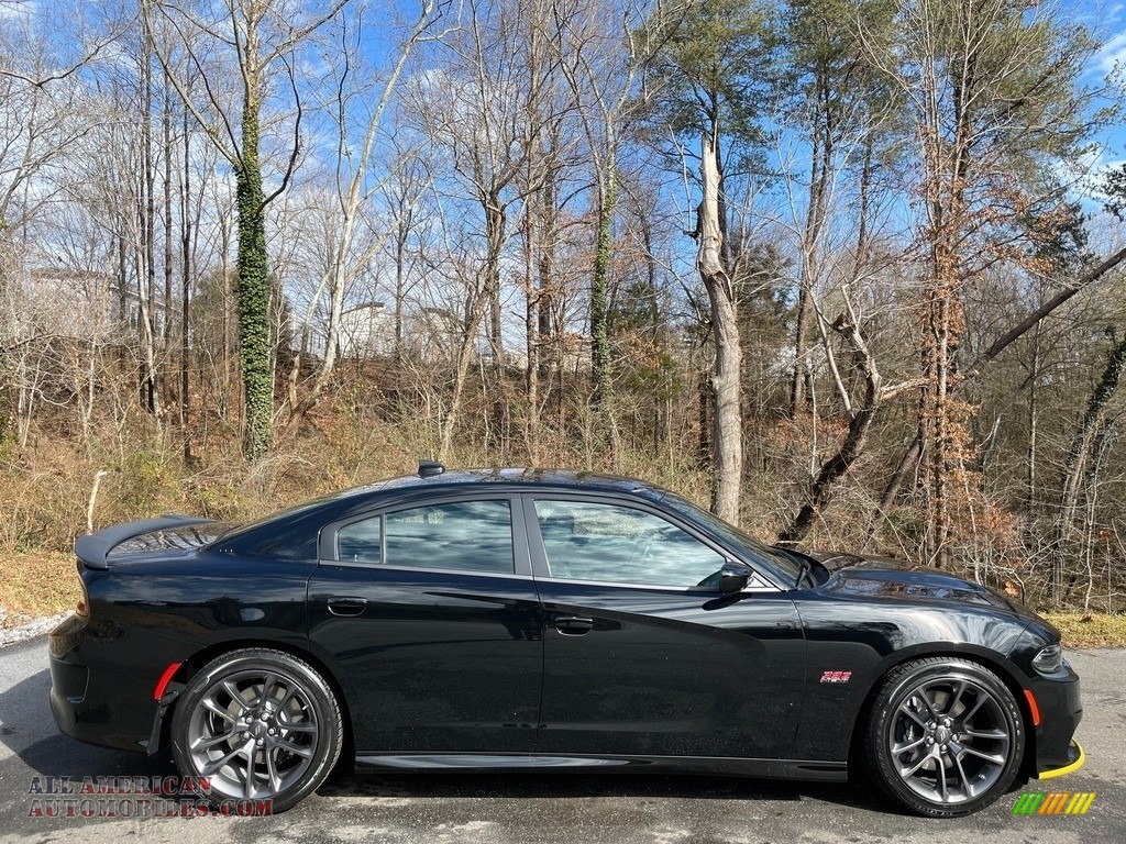 2021 Charger Scat Pack - Pitch Black / Black photo #5