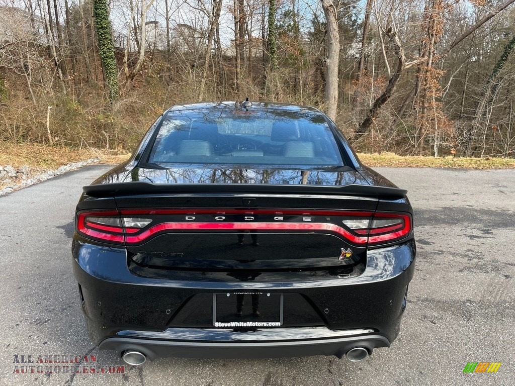 2021 Charger Scat Pack - Pitch Black / Black photo #7