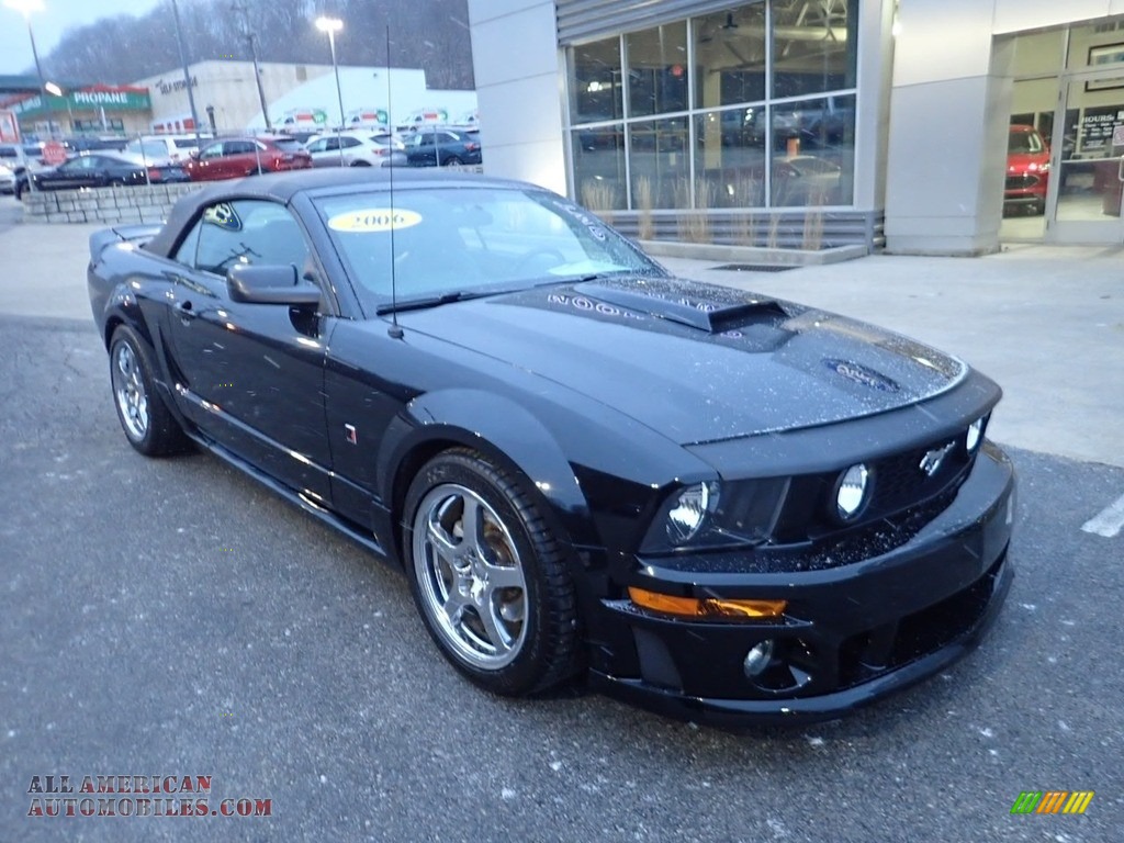 2006 Mustang Roush Stage 2 Convertible - Black / Dark Charcoal photo #8
