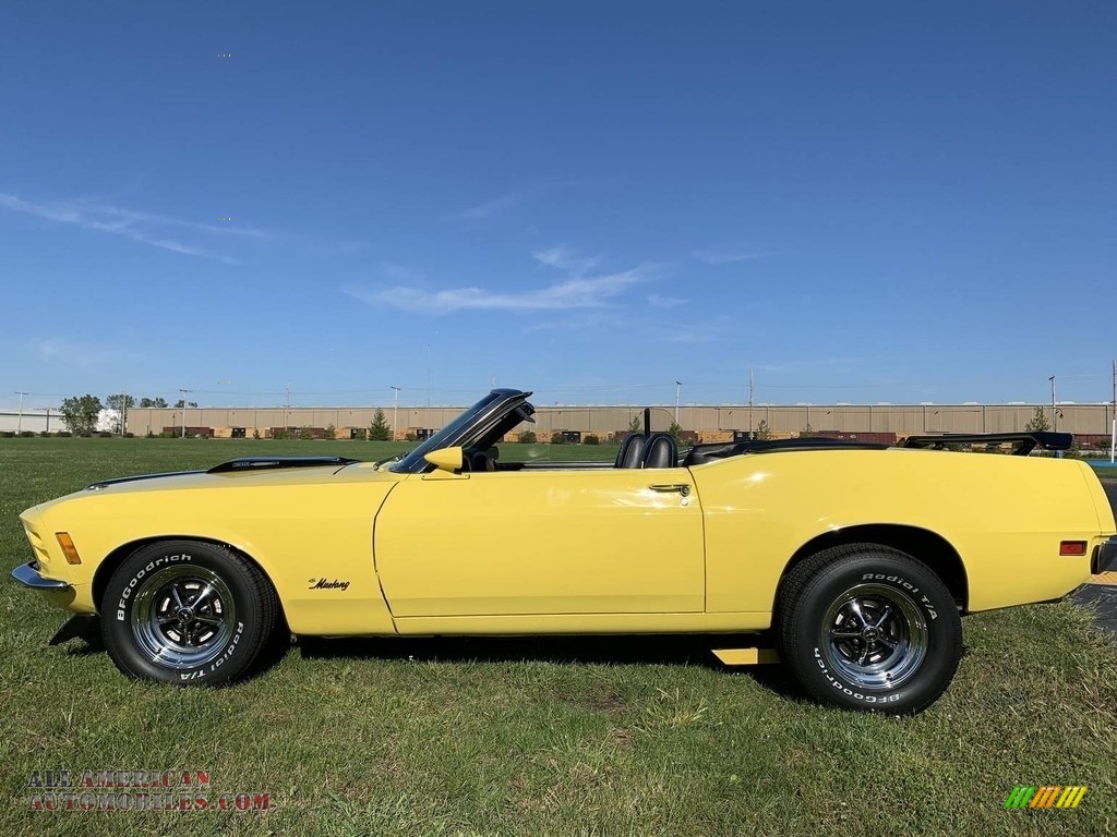 1970 Mustang Convertible - Yellow / Black photo #1