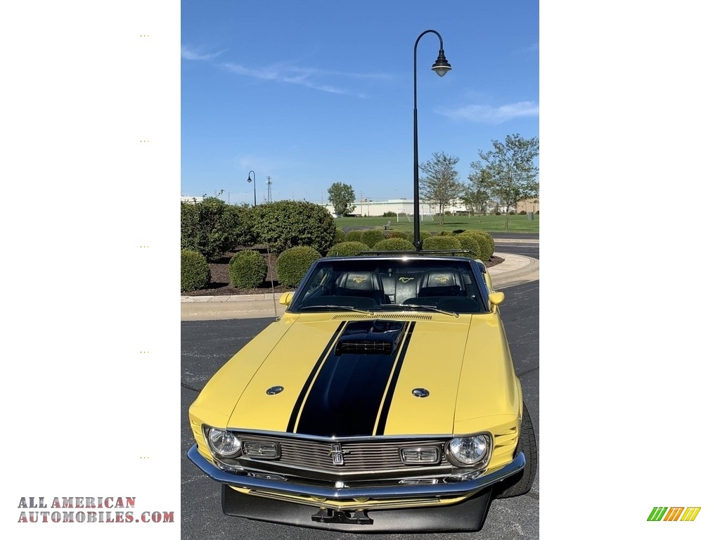 1970 Mustang Convertible - Yellow / Black photo #2