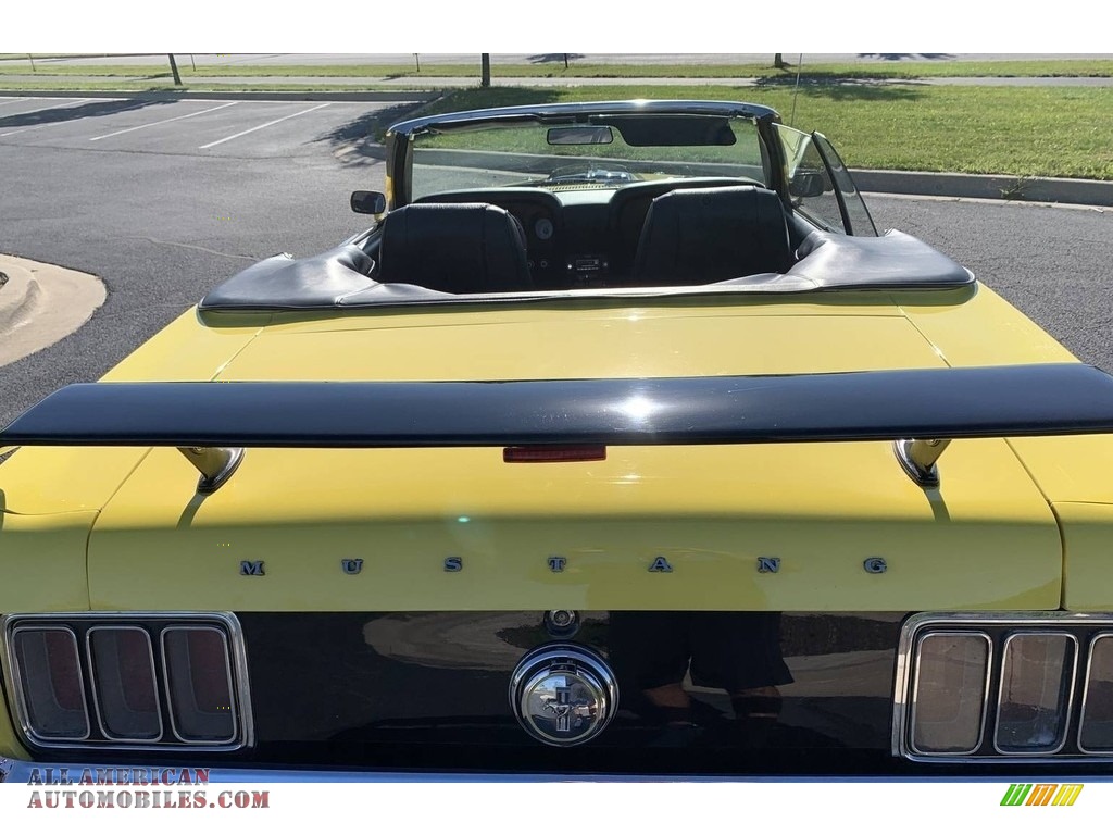 1970 Mustang Convertible - Yellow / Black photo #5