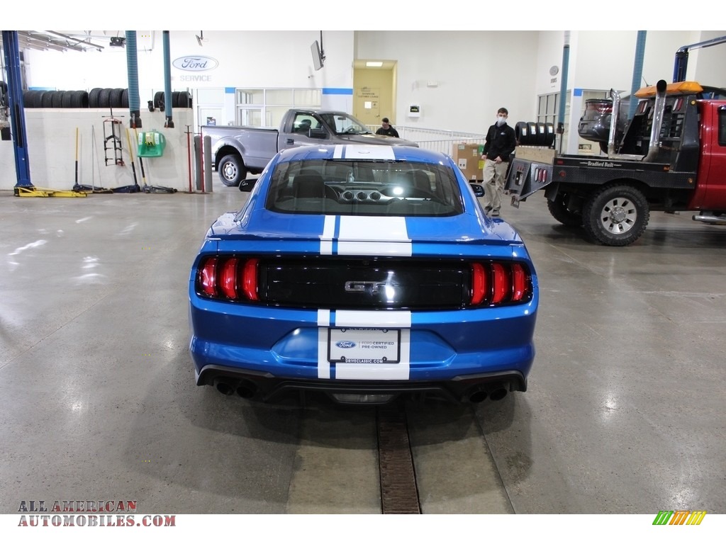 2019 Mustang GT Fastback - Velocity Blue / Ebony photo #6