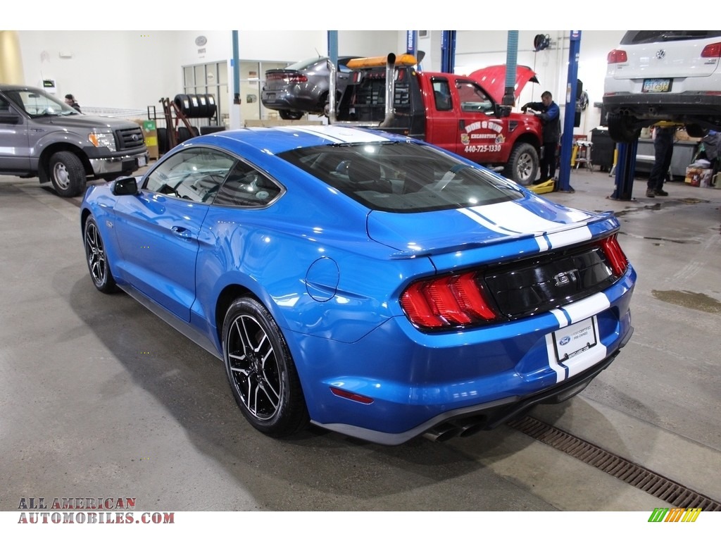 2019 Mustang GT Fastback - Velocity Blue / Ebony photo #7