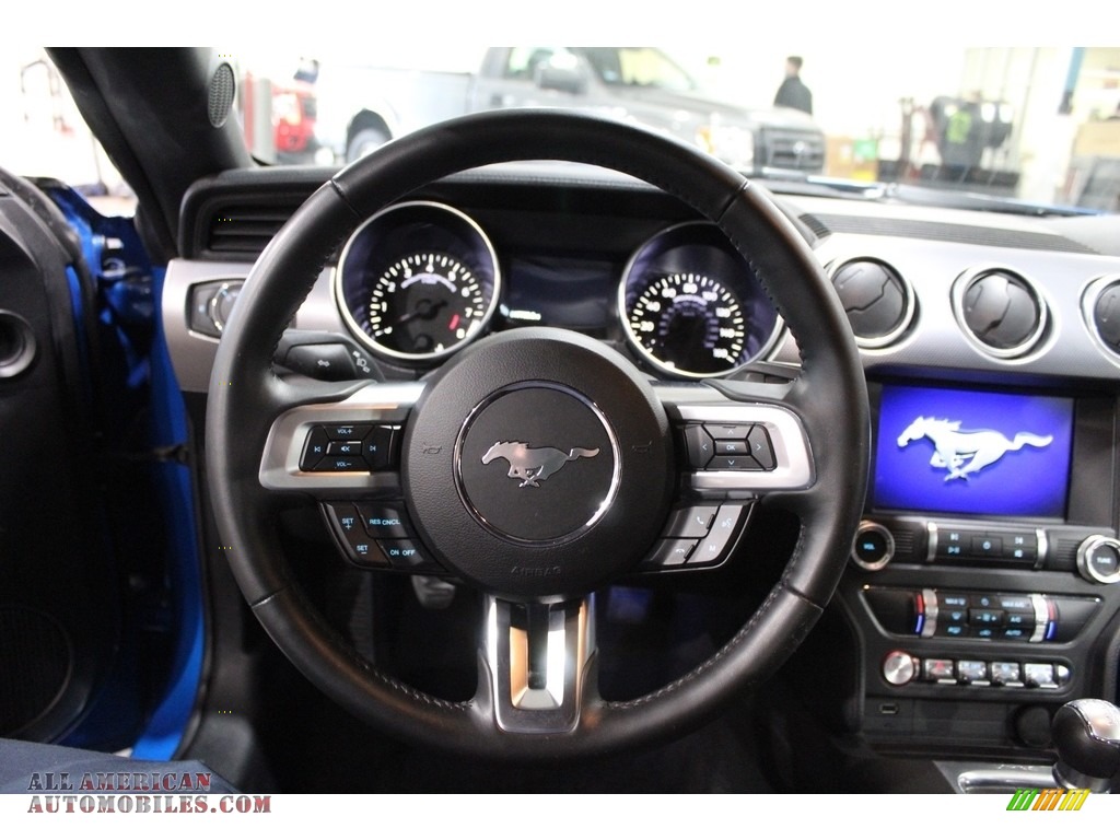 2019 Mustang GT Fastback - Velocity Blue / Ebony photo #9
