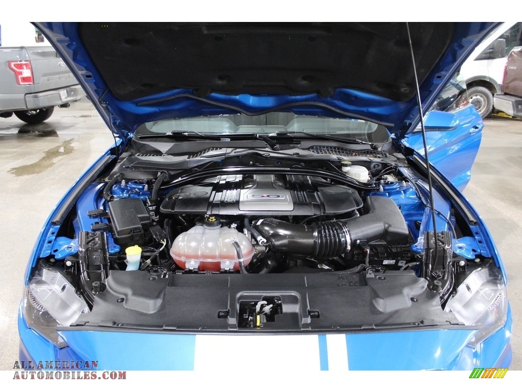 2019 Mustang GT Fastback - Velocity Blue / Ebony photo #14