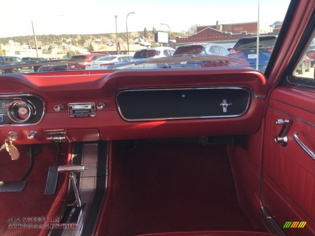 1965 Mustang Coupe - Wimbledon White / Red photo #23