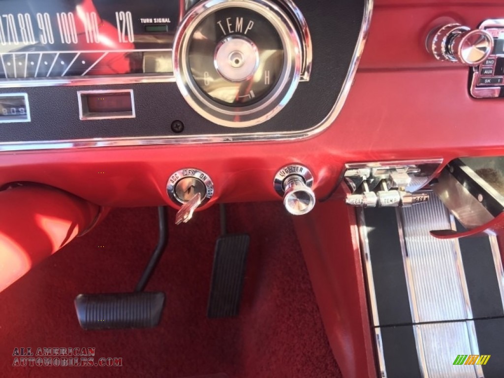 1965 Mustang Coupe - Wimbledon White / Red photo #31