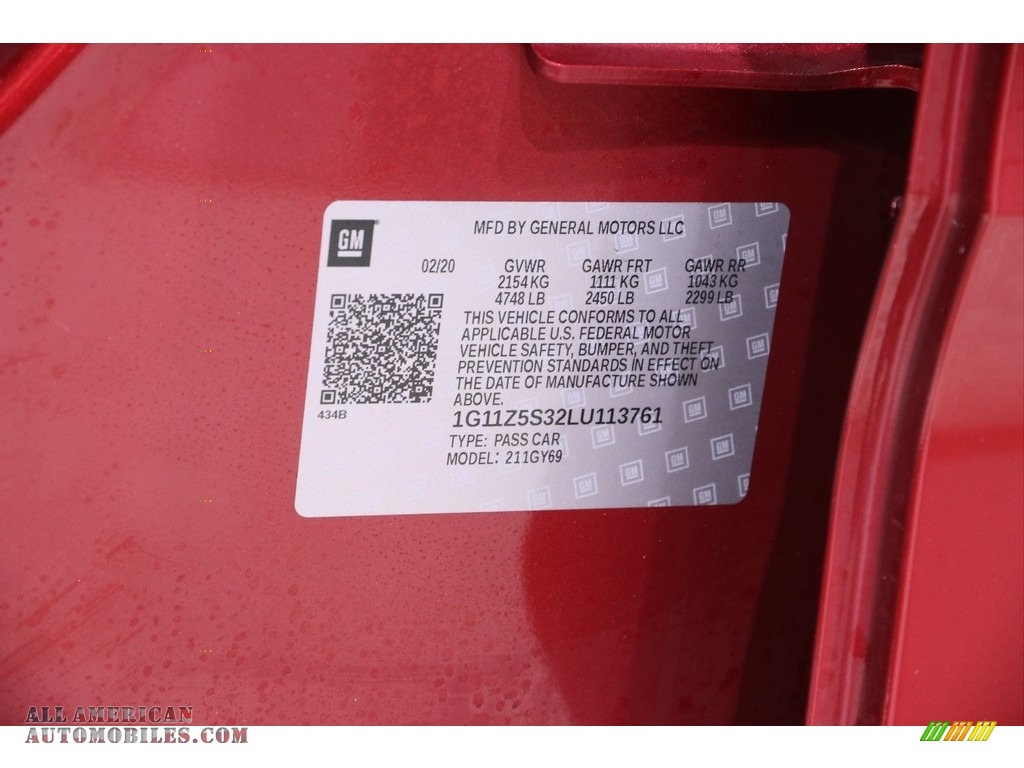 2020 Impala LT - Cajun Red Tintcoat / Jet Black photo #20