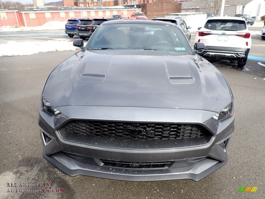 2021 Mustang EcoBoost Fastback - Carbonized Gray Metallic / Ebony photo #4