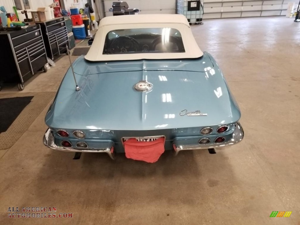 1964 Corvette Sting Ray Convertible - Silver Blue / Blue photo #3