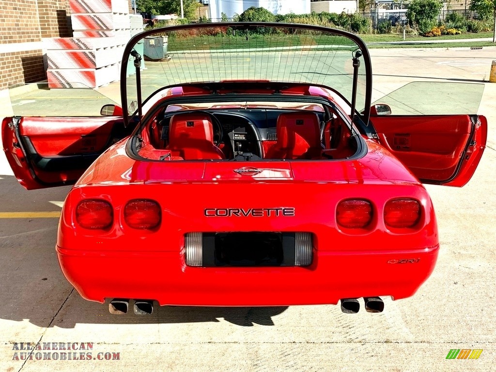 1991 Corvette ZR1 - Bright Red / Red photo #6