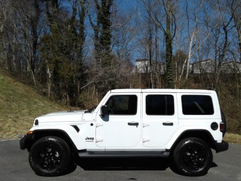 Bright White 2021 Jeep Wrangler Unlimited Sahara Altitude 4x4