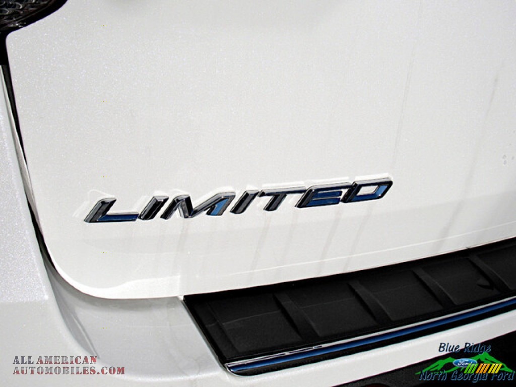2021 Explorer Limited 4WD - Star White Metallic Tri-Coat / Sandstone photo #31