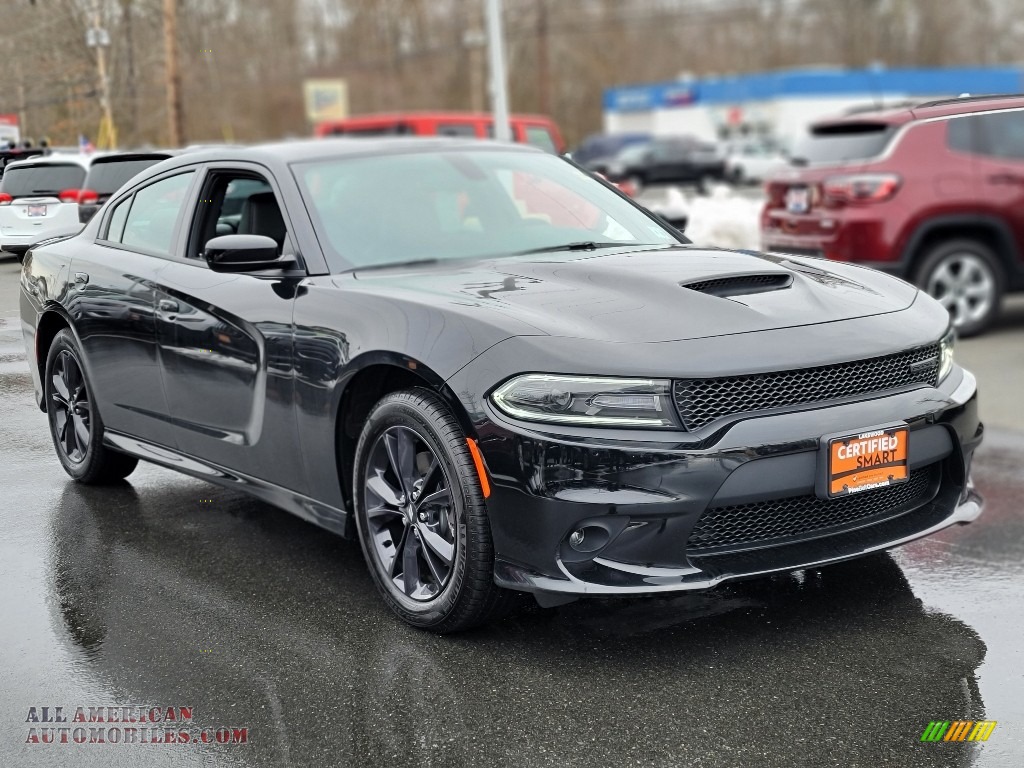 2020 Charger GT AWD - Pitch Black / Black photo #1