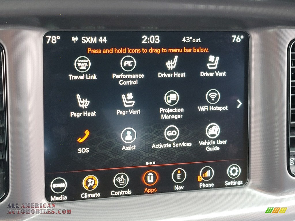 2020 Charger GT AWD - Pitch Black / Black photo #7