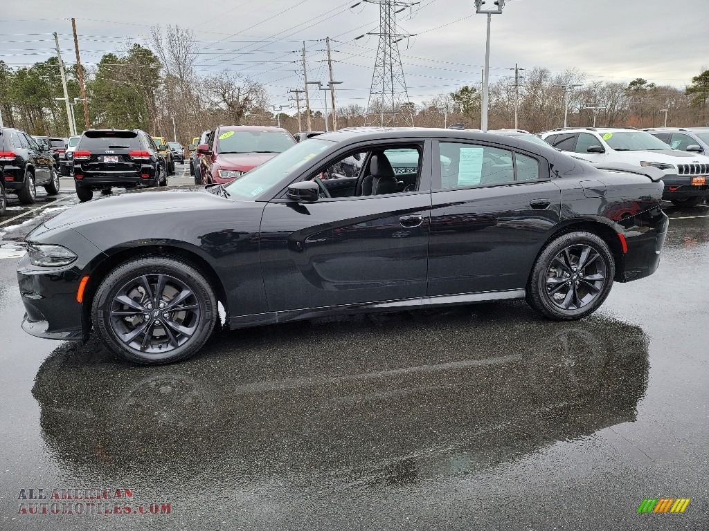 2020 Charger GT AWD - Pitch Black / Black photo #21