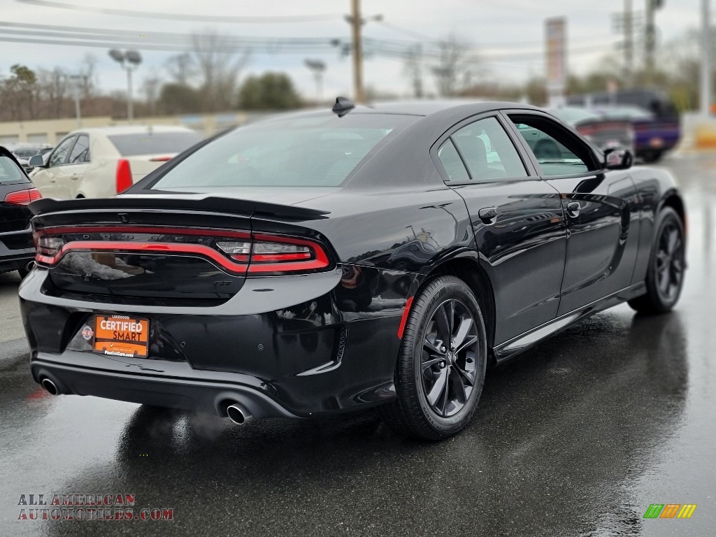 2020 Charger GT AWD - Pitch Black / Black photo #24