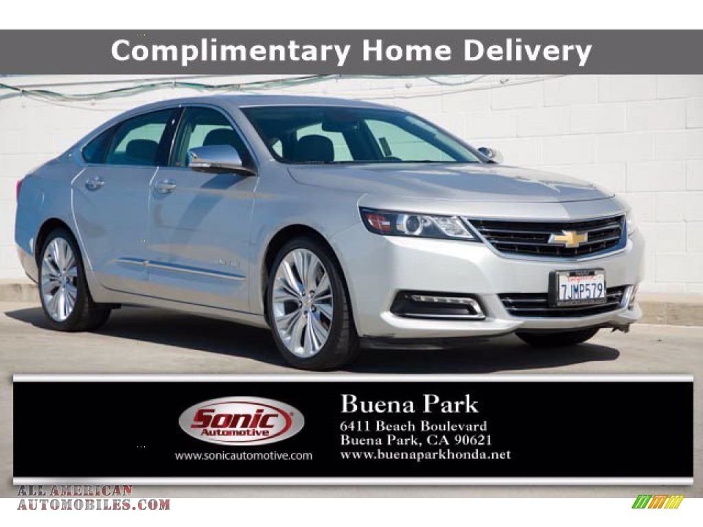 Silver Ice Metallic / Jet Black/Dark Titanium Chevrolet Impala LTZ