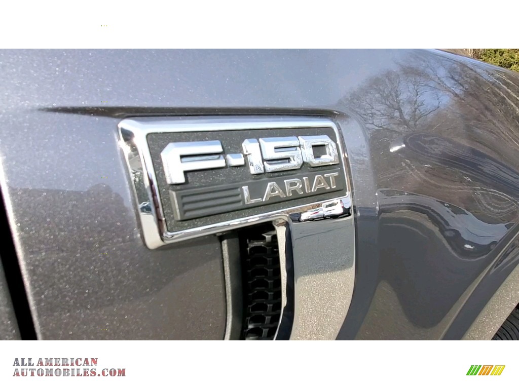 2021 F150 Lariat SuperCrew 4x4 - Carbonized Gray / Black photo #26
