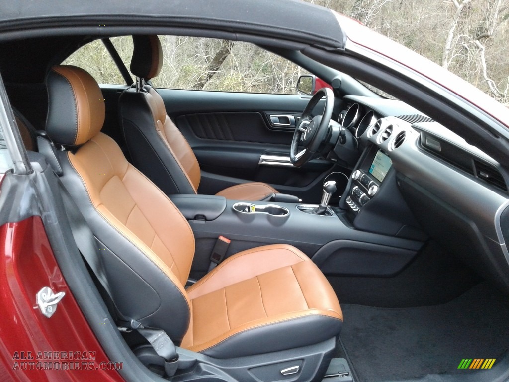 2019 Mustang EcoBoost Convertible - Ruby Red / Tan photo #16
