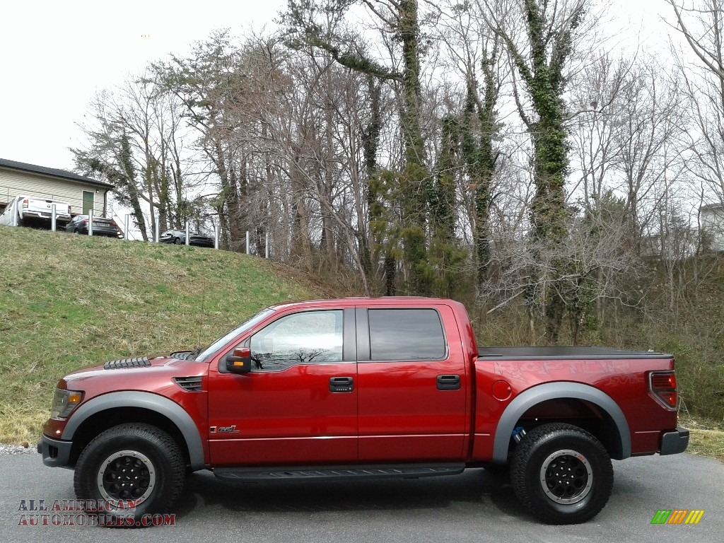 Ruby Red / Raptor Special Edition Black/Brick Accent Ford F150 SVT Raptor SuperCrew 4x4