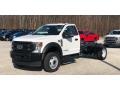 Ford F550 Super Duty XL Regular Cab Chassis Oxford White photo #1