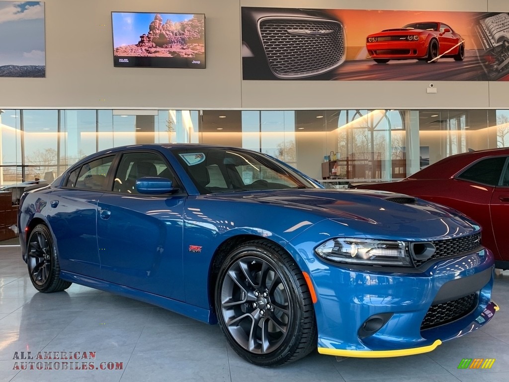 2021 Charger Scat Pack - Frostbite / Black photo #1