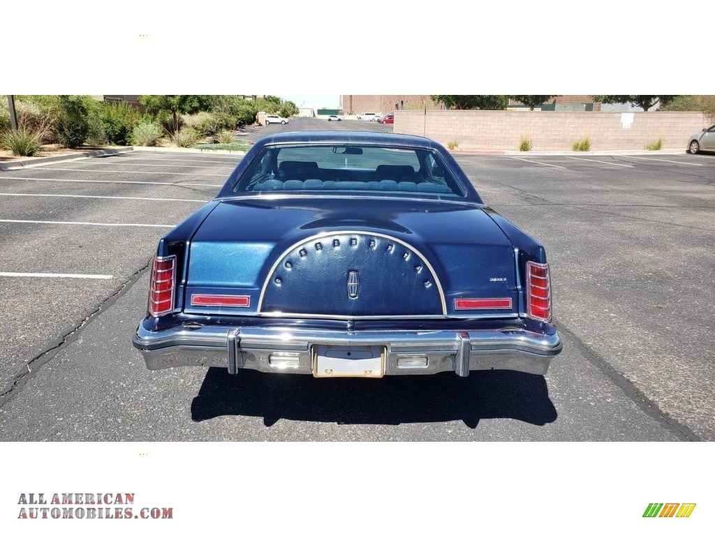 1979 Continental Collectors Series 4 Door Sedan - Midnight Blue Moondust Metallic / Wedgewood Blue photo #12