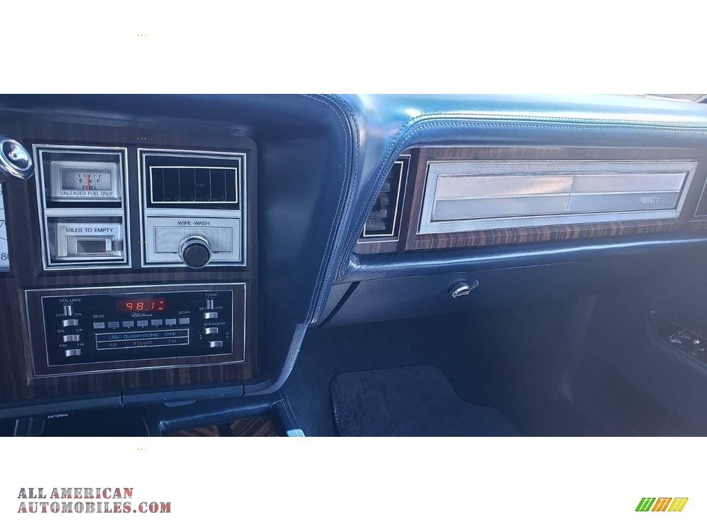 1979 Continental Collectors Series 4 Door Sedan - Midnight Blue Moondust Metallic / Wedgewood Blue photo #17