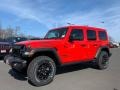 Jeep Wrangler Unlimited Willys 4x4 Firecracker Red photo #1