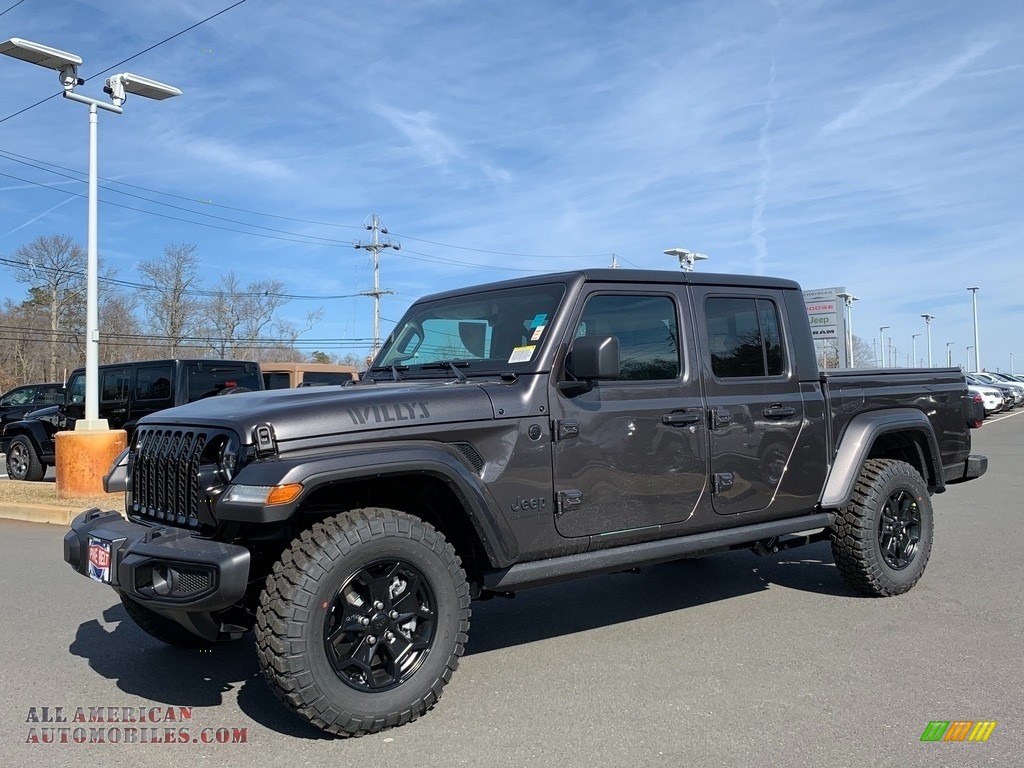 2021 Jeep Gladiator Willys 4x4 in Granite Crystal Metallic for sale