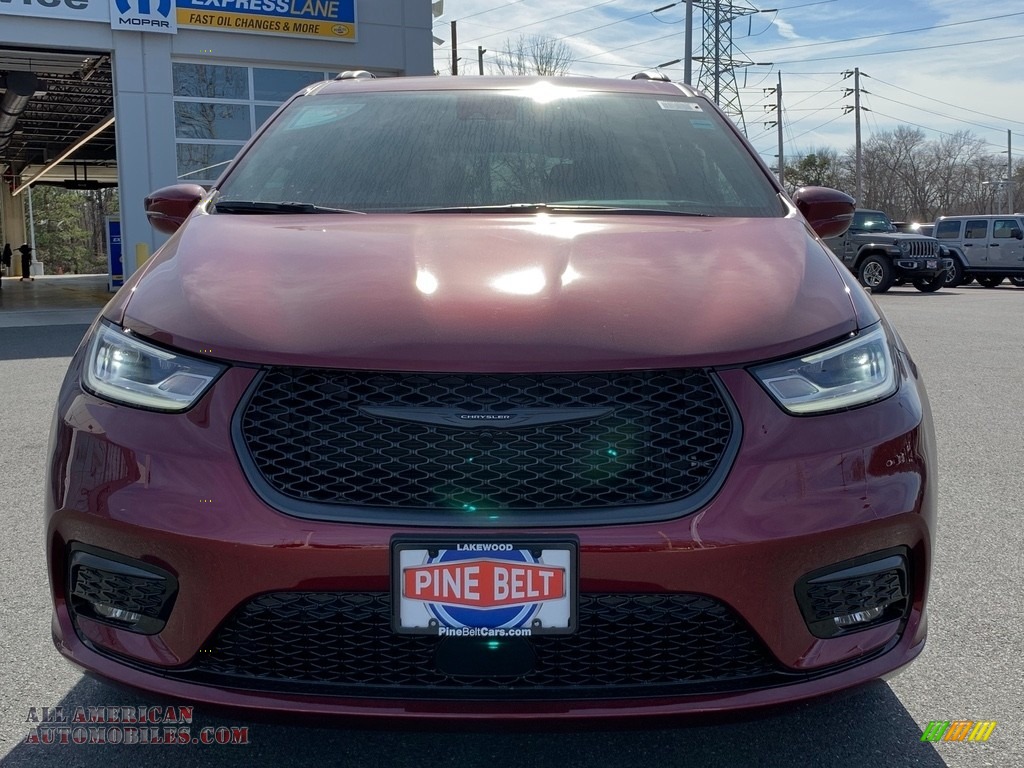 2021 Pacifica Touring L AWD - Velvet Red Pearl / Black photo #3