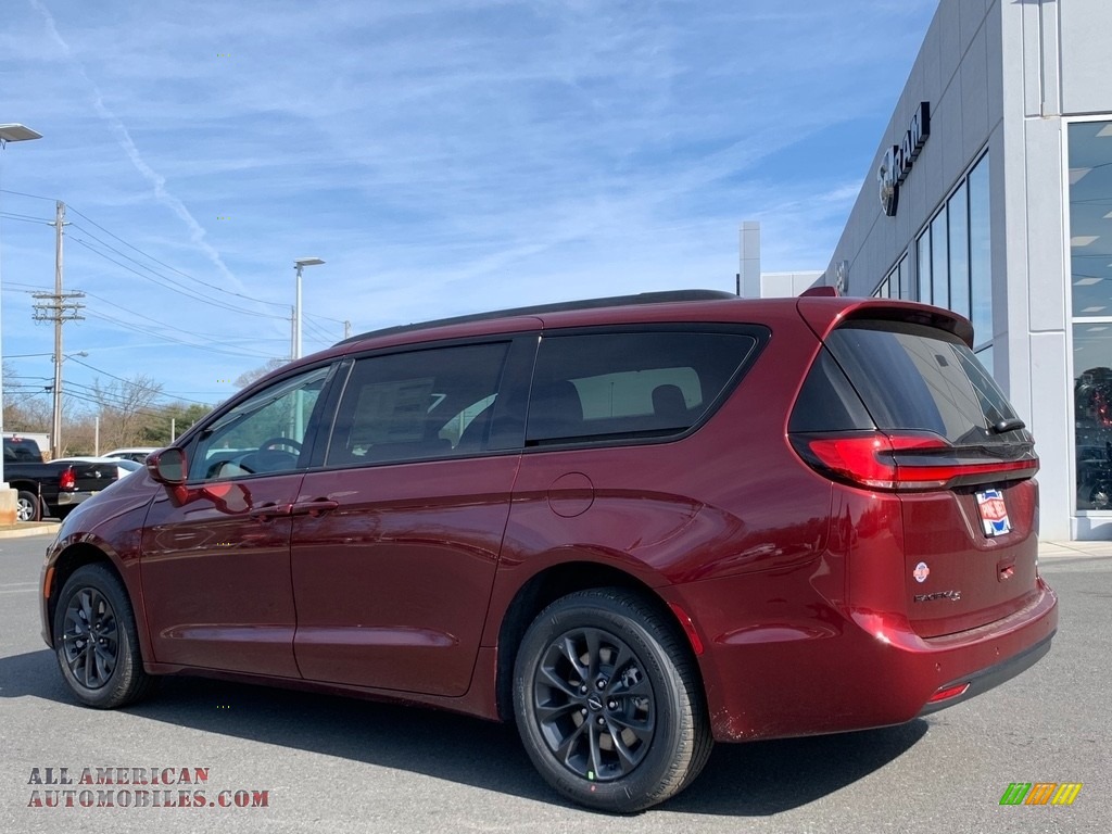 2021 Pacifica Touring L AWD - Velvet Red Pearl / Black photo #6
