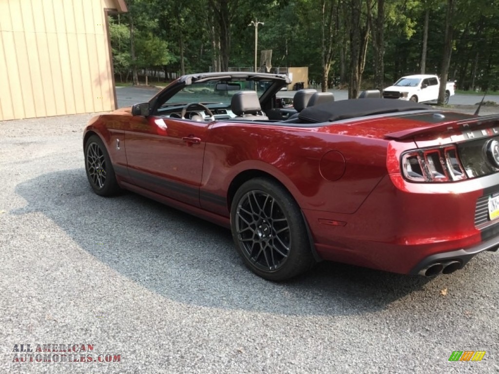 2014 Mustang Shelby GT500 Convertible - Ruby Red / Shelby Charcoal Black/Black Accents photo #1