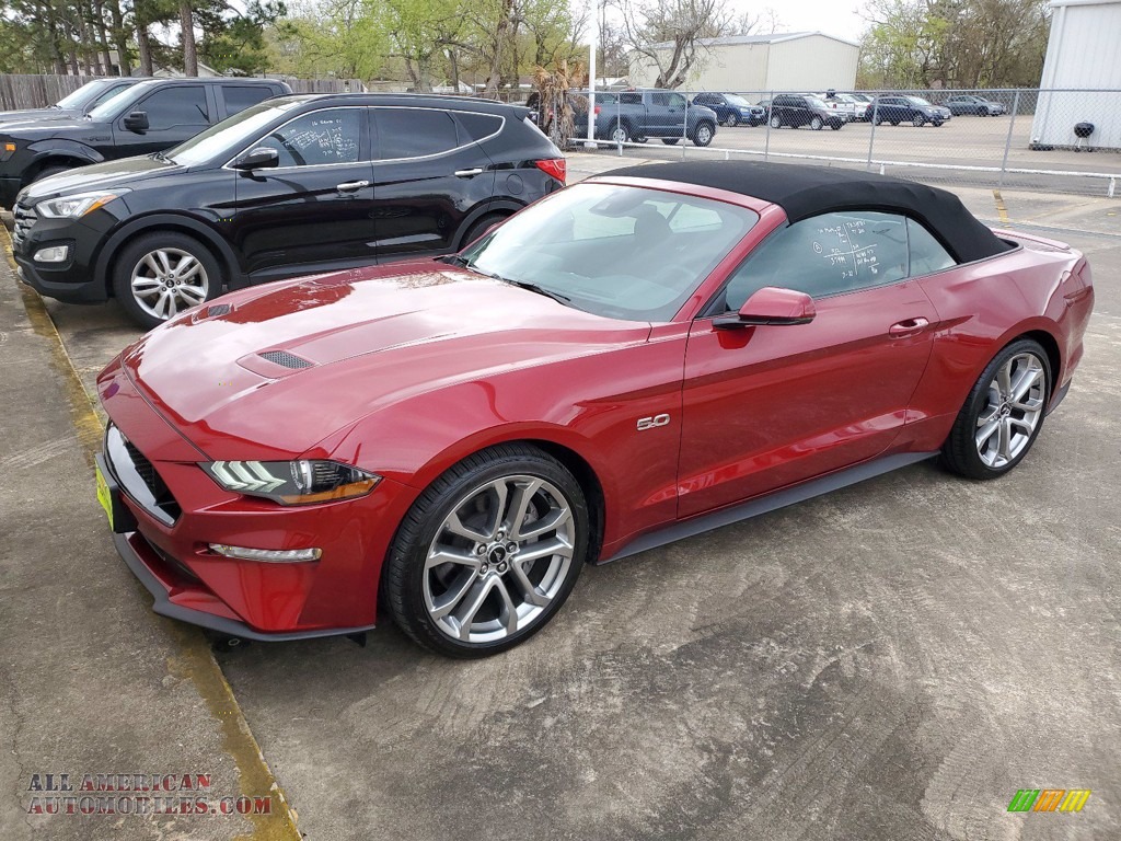 2019 Mustang GT Premium Convertible - Ruby Red / Ebony photo #2