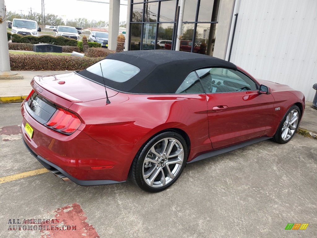 2019 Mustang GT Premium Convertible - Ruby Red / Ebony photo #3