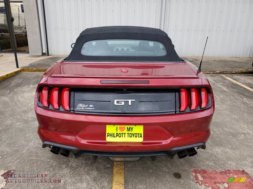 2019 Mustang GT Premium Convertible - Ruby Red / Ebony photo #8