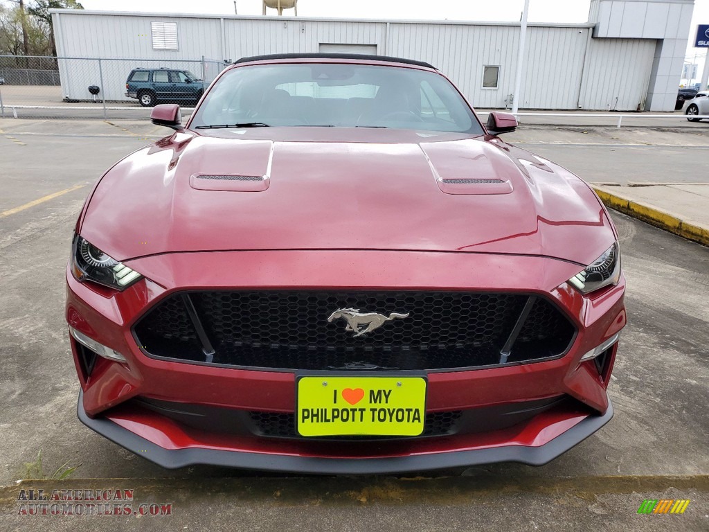 2019 Mustang GT Premium Convertible - Ruby Red / Ebony photo #9