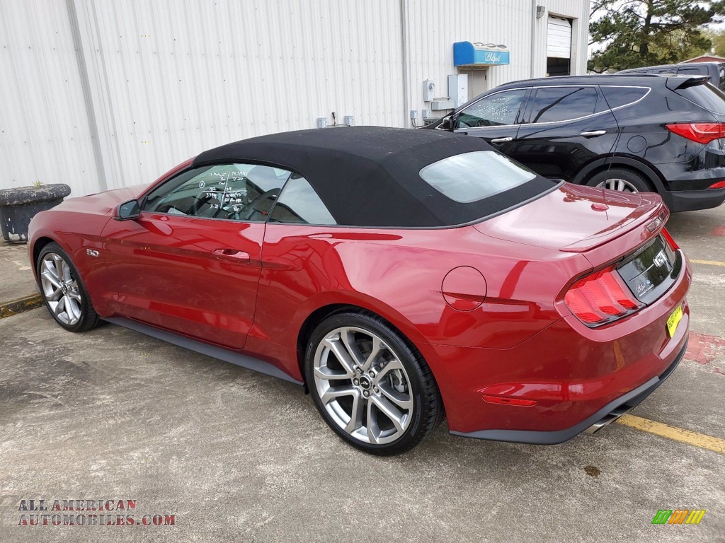 2019 Mustang GT Premium Convertible - Ruby Red / Ebony photo #11
