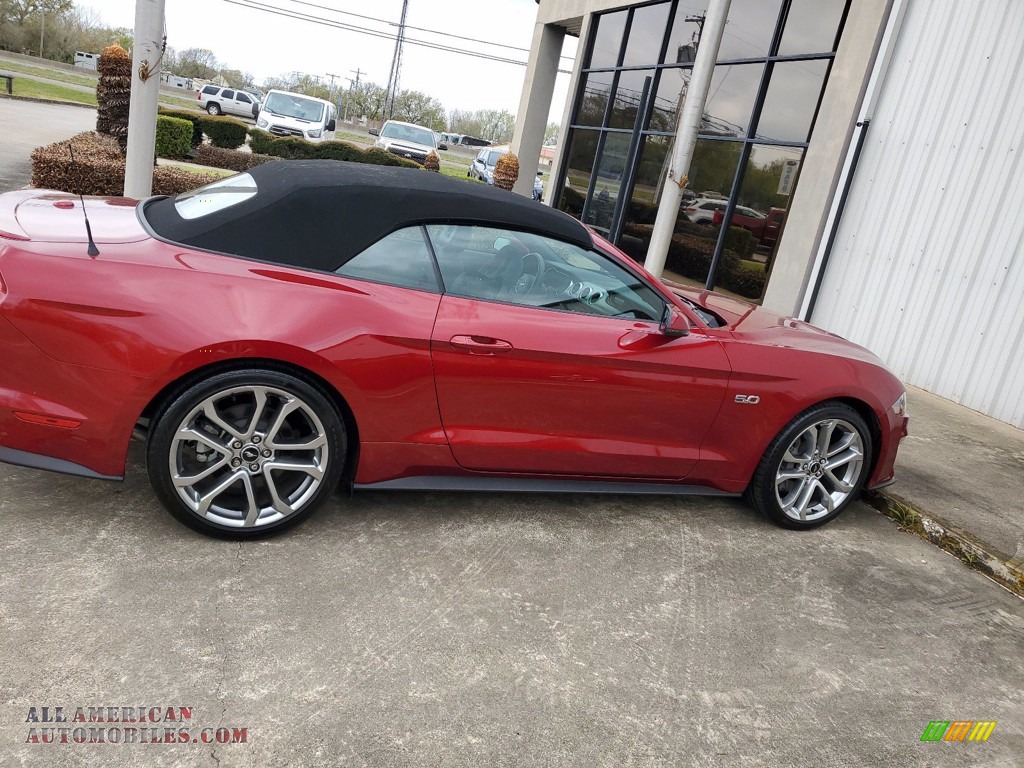 2019 Mustang GT Premium Convertible - Ruby Red / Ebony photo #12