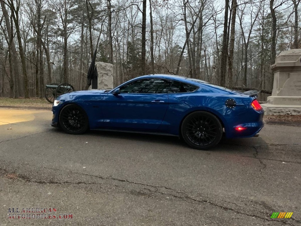 2017 Mustang GT Coupe - Lightning Blue / Ebony photo #10