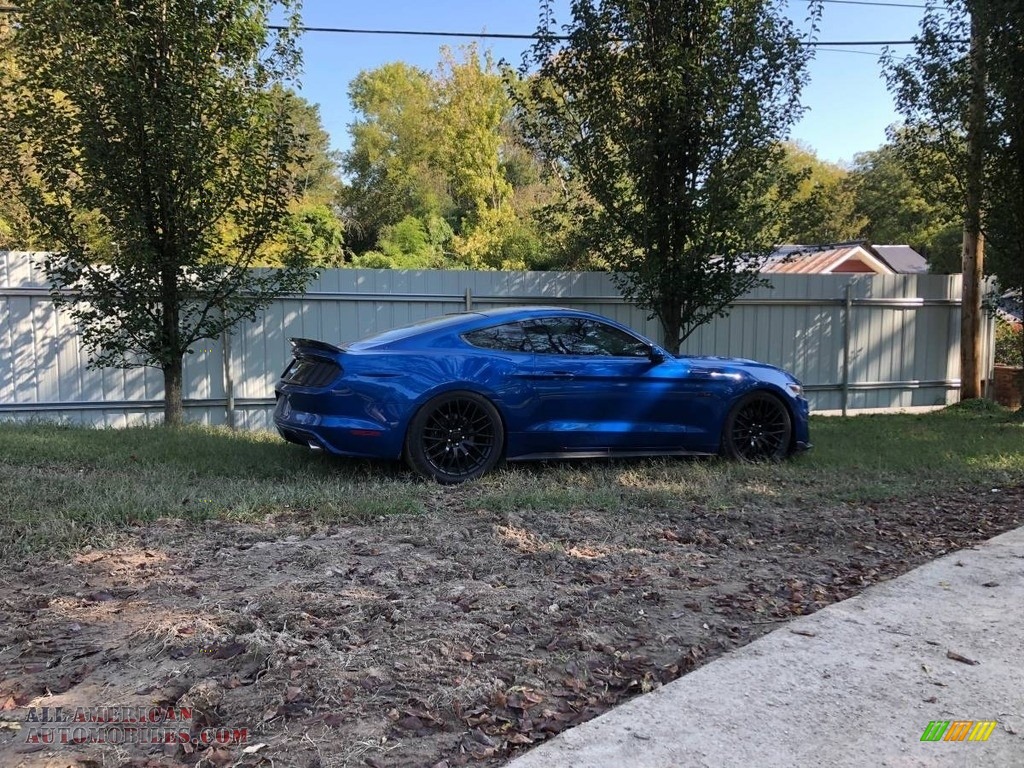 2017 Mustang GT Coupe - Lightning Blue / Ebony photo #15